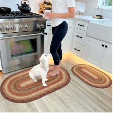 braided rug