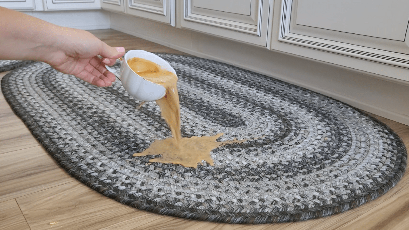 easy to clean braided rugs